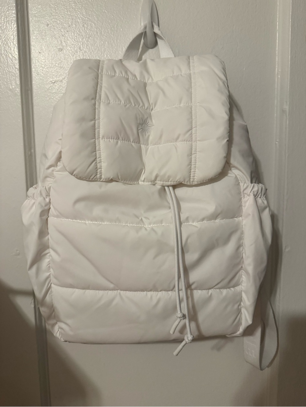 White Puffer Backpack - Aerie Offline